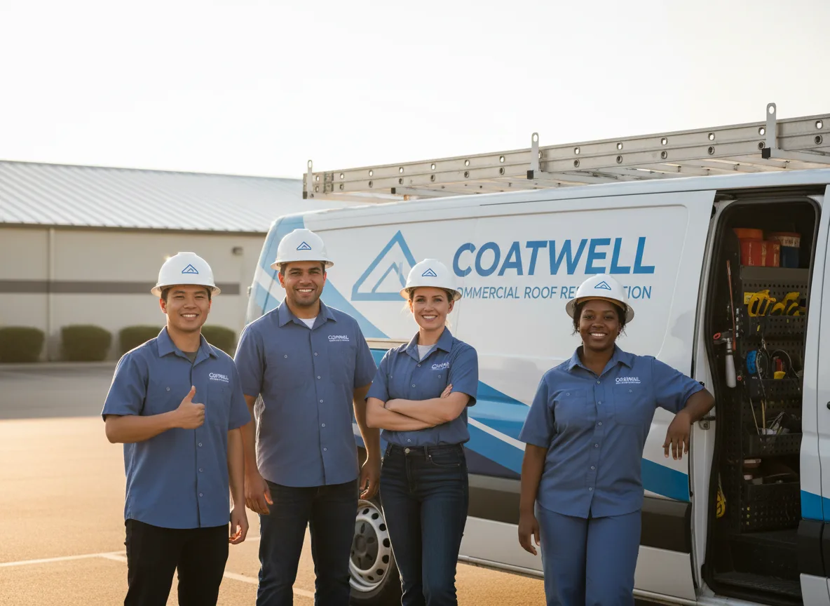 Commercial roof coating company in Powderly, TX